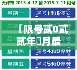 【限号贰0贰贰年無月最新限号时间,限号时间表】