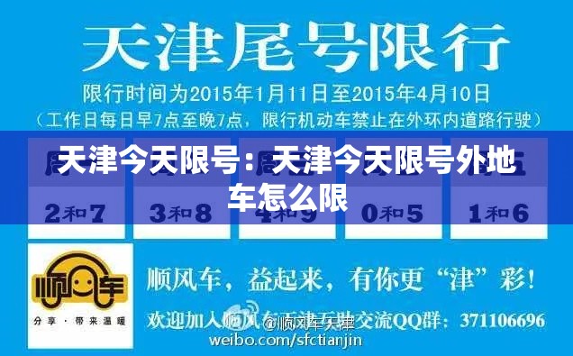 天津今天限号：天津今天限号外地车怎么限
