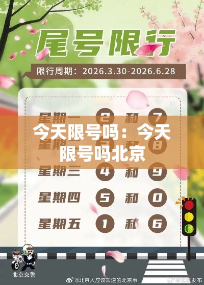 今天限号吗：今天限号吗北京