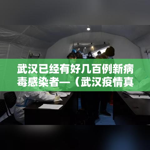 武汉已经有好几百例新病毒感染者—(武汉疫情真实有多少人感染) 武汉已经有好几百例新病毒感染者—(武汉疫情真实有多少人感染)
