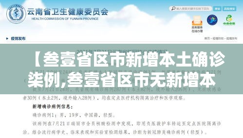 【叁壹省区市新增本土确诊柒例,叁壹省区市无新增本土确诊】 【叁壹省区市新增本土确诊柒例,叁壹省区市无新增本土确诊】