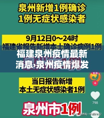 福建泉州疫情最新消息›泉州疫情爆发时间 福建泉州疫情最新消息›泉州疫情爆发时间