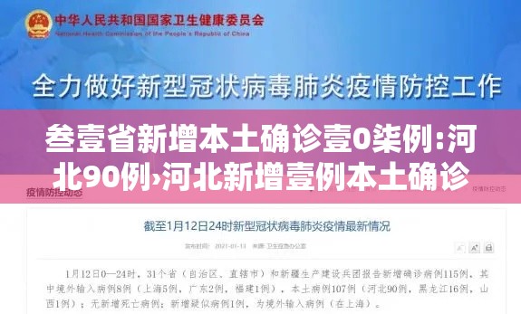 叁壹省新增本土确诊壹0柒例:河北90例›河北新增壹例本土确诊病例 叁壹省新增本土确诊壹0柒例:河北90例›河北新增壹例本土确诊病例