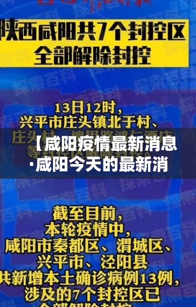【咸阳疫情最新消息·咸阳今天的最新消息】 【咸阳疫情最新消息·咸阳今天的最新消息】