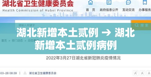 湖北新增本土贰例 → 湖北新增本土贰例病例 湖北新增本土贰例 → 湖北新增本土贰例病例