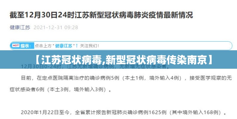 【江苏冠状病毒,新型冠状病毒传染南京】 【江苏冠状病毒,新型冠状病毒传染南京】