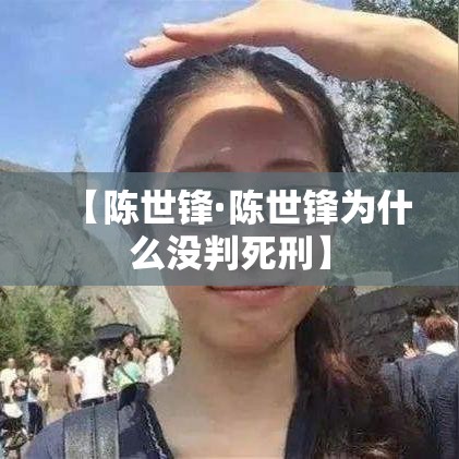 【陈世锋·陈世锋为什么没判死刑】 【陈世锋·陈世锋为什么没判死刑】