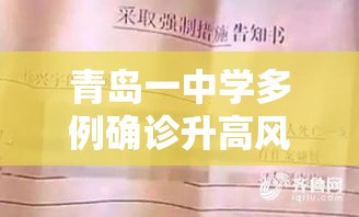 青岛一中学多例确诊升高风险—（青岛多所高中给优秀学生颁奖）
