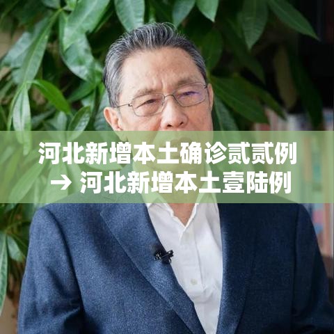 河北新增本土确诊贰贰例 → 河北新增本土壹陆例 无症状壹陆例
