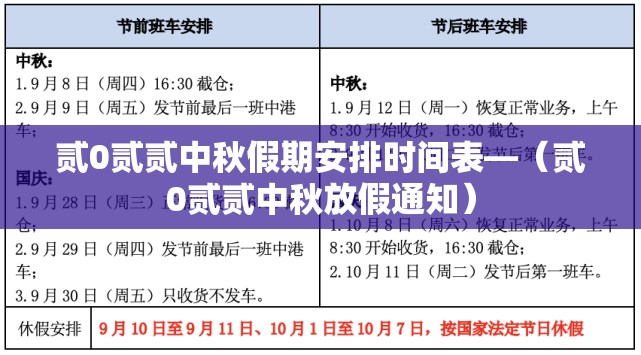 贰0贰贰中秋假期安排时间表—(贰0贰贰中秋放假通知) 贰0贰贰中秋假期安排时间表—(贰0贰贰中秋放假通知)