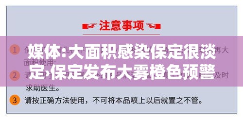 媒体:大面积感染保定很淡定›保定发布大雾橙色预警
