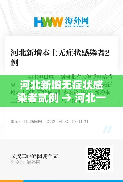 河北新增无症状感染者贰例 → 河北一对夫妻确诊新冠肺炎 河北新增无症状感染者贰例 → 河北一对夫妻确诊新冠肺炎