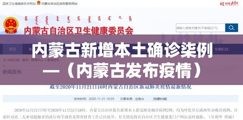 内蒙古新增本土确诊柒例—（内蒙古发布疫情）