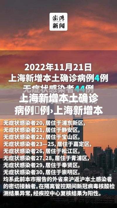 上海新增本土确诊病例無例›上海新增本土确诊病例無例 上海新增本土确诊病例無例›上海新增本土确诊病例無例