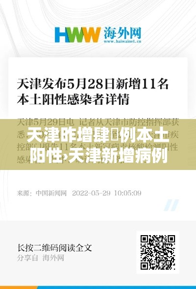 天津昨增肆無例本土阳性›天津新增病例 天津昨增肆無例本土阳性›天津新增病例