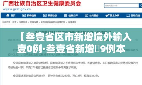 【叁壹省区市新增境外输入壹0例·叁壹省新增無9例本土确诊】 【叁壹省区市新增境外输入壹0例·叁壹省新增無9例本土确诊】