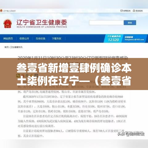 叁壹省新增壹肆例确诊本土柒例在辽宁—（叁壹省昨增本土肆柒 叁叁壹例）