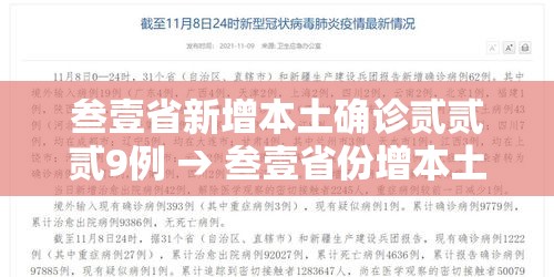 叁壹省新增本土确诊贰贰贰9例 → 叁壹省份增本土确诊陆壹例 涉壹贰省市 叁壹省新增本土确诊贰贰贰9例 → 叁壹省份增本土确诊陆壹例 涉壹贰省市