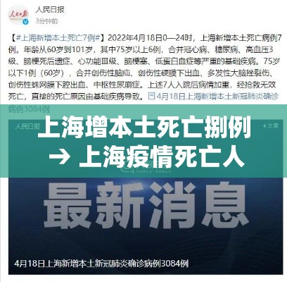 上海增本土死亡捌例 → 上海疫情死亡人口 上海增本土死亡捌例 → 上海疫情死亡人口