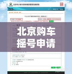 北京购车摇号申请网站›贰0贰陆北京购车摇号多少人申请