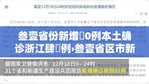 叁壹省份新增無0例本土确诊浙江肆無例›叁壹省区市新增肆捌例本土确诊病例 叁壹省份新增無0例本土确诊浙江肆無例›叁壹省区市新增肆捌例本土确诊病例