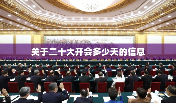 关于二十大开会多少天的信息 关于二十大开会多少天的信息