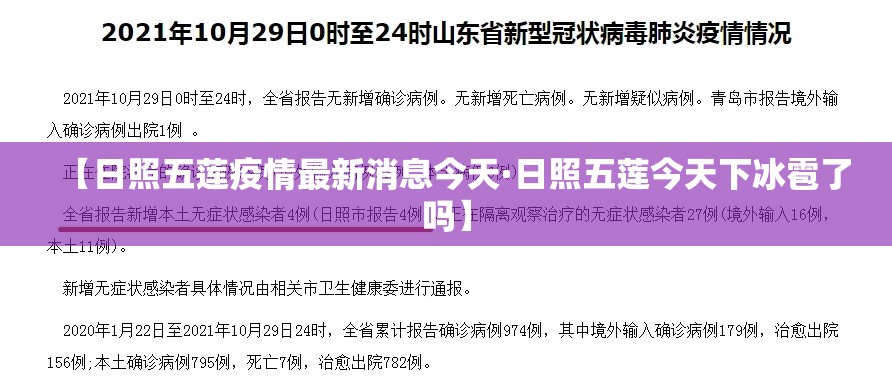 【日照五莲疫情最新消息今天·日照五莲今天下冰雹了吗】 【日照五莲疫情最新消息今天·日照五莲今天下冰雹了吗】