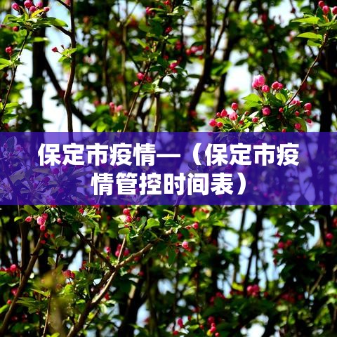 保定市疫情—(保定市疫情管控时间表) 保定市疫情—(保定市疫情管控时间表)