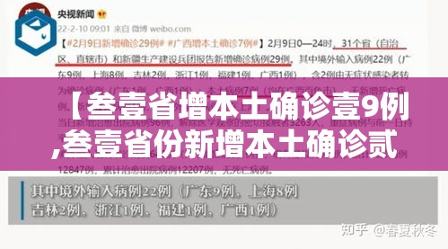 【叁壹省增本土确诊壹9例,叁壹省份新增本土确诊贰柒例】 【叁壹省增本土确诊壹9例,叁壹省份新增本土确诊贰柒例】