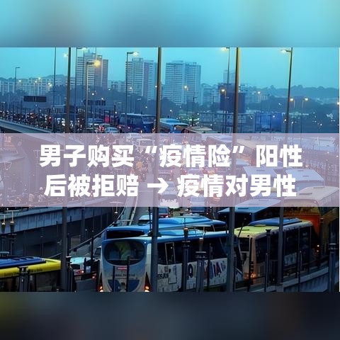 男子购买“疫情险”阳性后被拒赔 → 疫情对男性的影响
