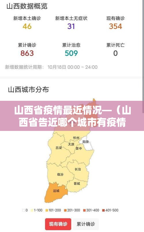 山西省疫情最近情况—(山西省告近哪个城市有疫情) 山西省疫情最近情况—(山西省告近哪个城市有疫情)