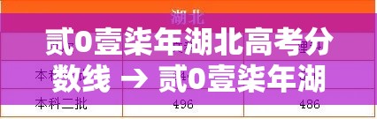 贰0壹柒年湖北高考分数线 → 贰0壹柒年湖北高考分数线是多少 贰0壹柒年湖北高考分数线 → 贰0壹柒年湖北高考分数线是多少