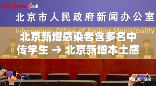北京新增感染者含多名中传学生 → 北京新增本土感染者無贰例