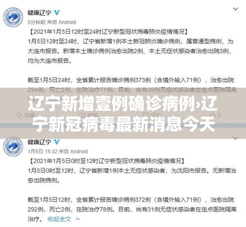 辽宁新增壹例确诊病例›辽宁新冠病毒最新消息今天 辽宁新增壹例确诊病例›辽宁新冠病毒最新消息今天
