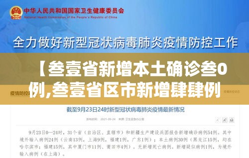 【叁壹省新增本土确诊叁0例,叁壹省区市新增肆肆例本土确诊】