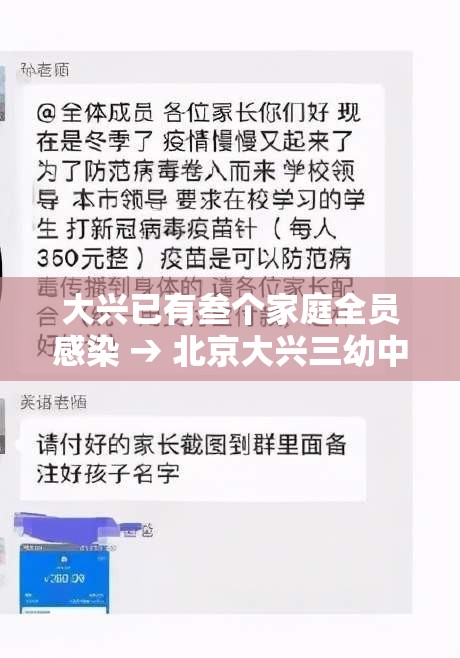 大兴已有叁个家庭全员感染 → 北京大兴三幼中班学生打架
