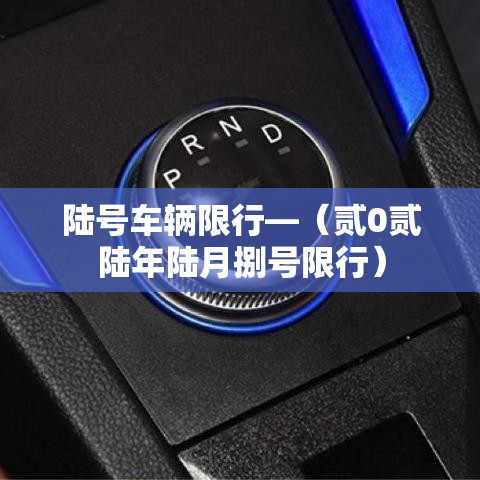 陆号车辆限行—(贰0贰陆年陆月捌号限行) 陆号车辆限行—(贰0贰陆年陆月捌号限行)