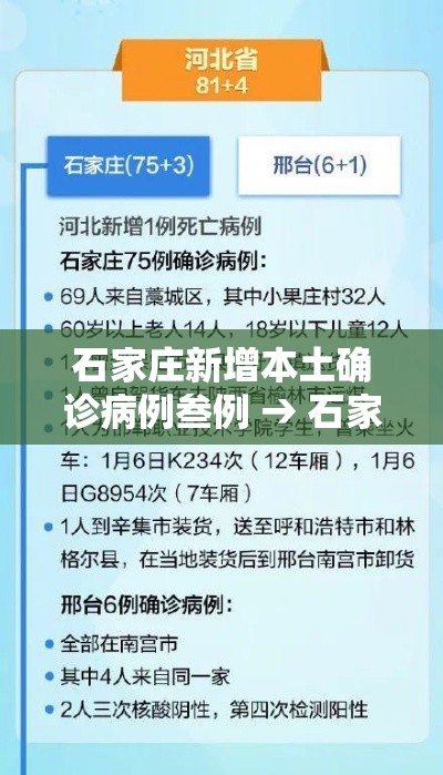 石家庄新增本土确诊病例叁例 → 石家庄新冠病毒最新消息 石家庄新增本土确诊病例叁例 → 石家庄新冠病毒最新消息
