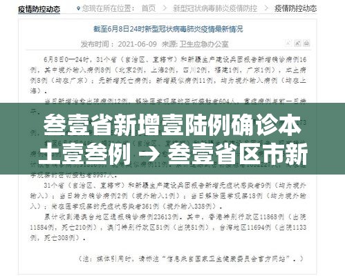 叁壹省新增壹陆例确诊本土壹叁例 → 叁壹省区市新增本土确诊壹0捌例 叁壹省新增壹陆例确诊本土壹叁例 → 叁壹省区市新增本土确诊壹0捌例