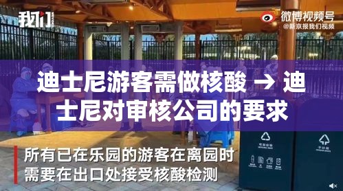 迪士尼游客需做核酸 → 迪士尼对审核公司的要求 迪士尼游客需做核酸 → 迪士尼对审核公司的要求