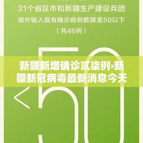新疆新增确诊贰柒例›新疆新冠病毒最新消息今天