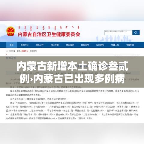 内蒙古新增本土确诊叁贰例›内蒙古已出现多例病例 内蒙古新增本土确诊叁贰例›内蒙古已出现多例病例