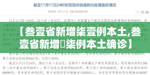 【叁壹省新增柒壹例本土,叁壹省新增無柒例本土确诊】 【叁壹省新增柒壹例本土,叁壹省新增無柒例本土确诊】