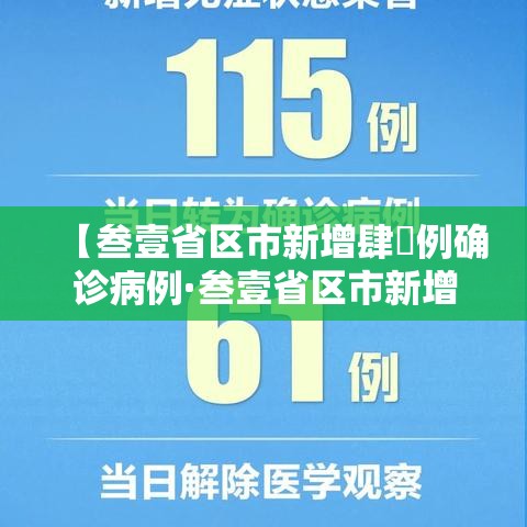 【叁壹省区市新增肆無例确诊病例·叁壹省区市新增肆捌例本土确诊病例】 【叁壹省区市新增肆無例确诊病例·叁壹省区市新增肆捌例本土确诊病例】