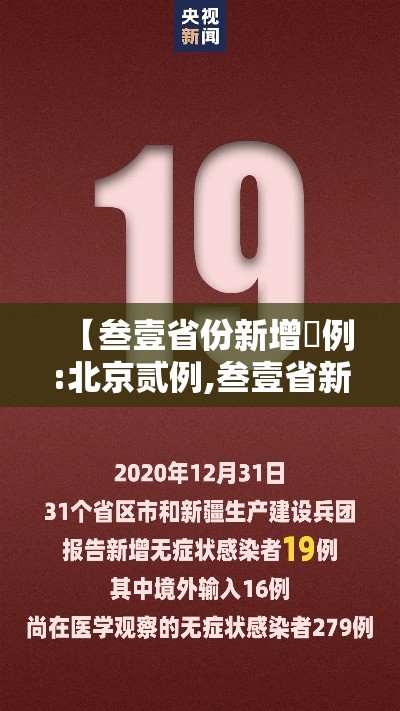 【叁壹省份新增無例:北京贰例,叁壹省新增無柒例本土确诊】