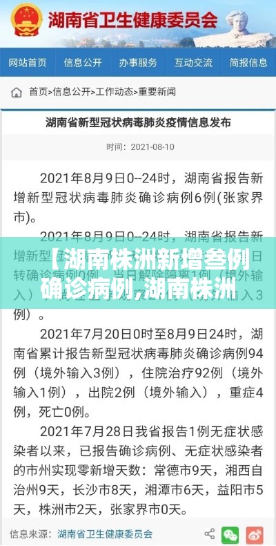 【湖南株洲新增叁例确诊病例,湖南株洲遭遇强降雨】