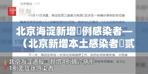 北京海淀新增無例感染者—(北京新增本土感染者無贰例) 北京海淀新增無例感染者—(北京新增本土感染者無贰例)