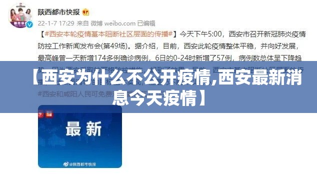 【西安为什么不公开疫情,西安最新消息今天疫情】 【西安为什么不公开疫情,西安最新消息今天疫情】