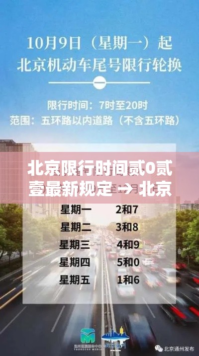 北京限行时间贰0贰壹最新规定 → 北京限行壹月份最新规定
