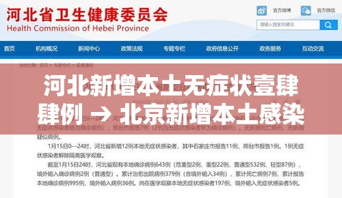 河北新增本土无症状壹肆肆例 → 北京新增本土感染者無贰例